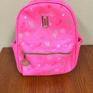 Wicked exclusive Pink Backpack with Gold Accents mini
